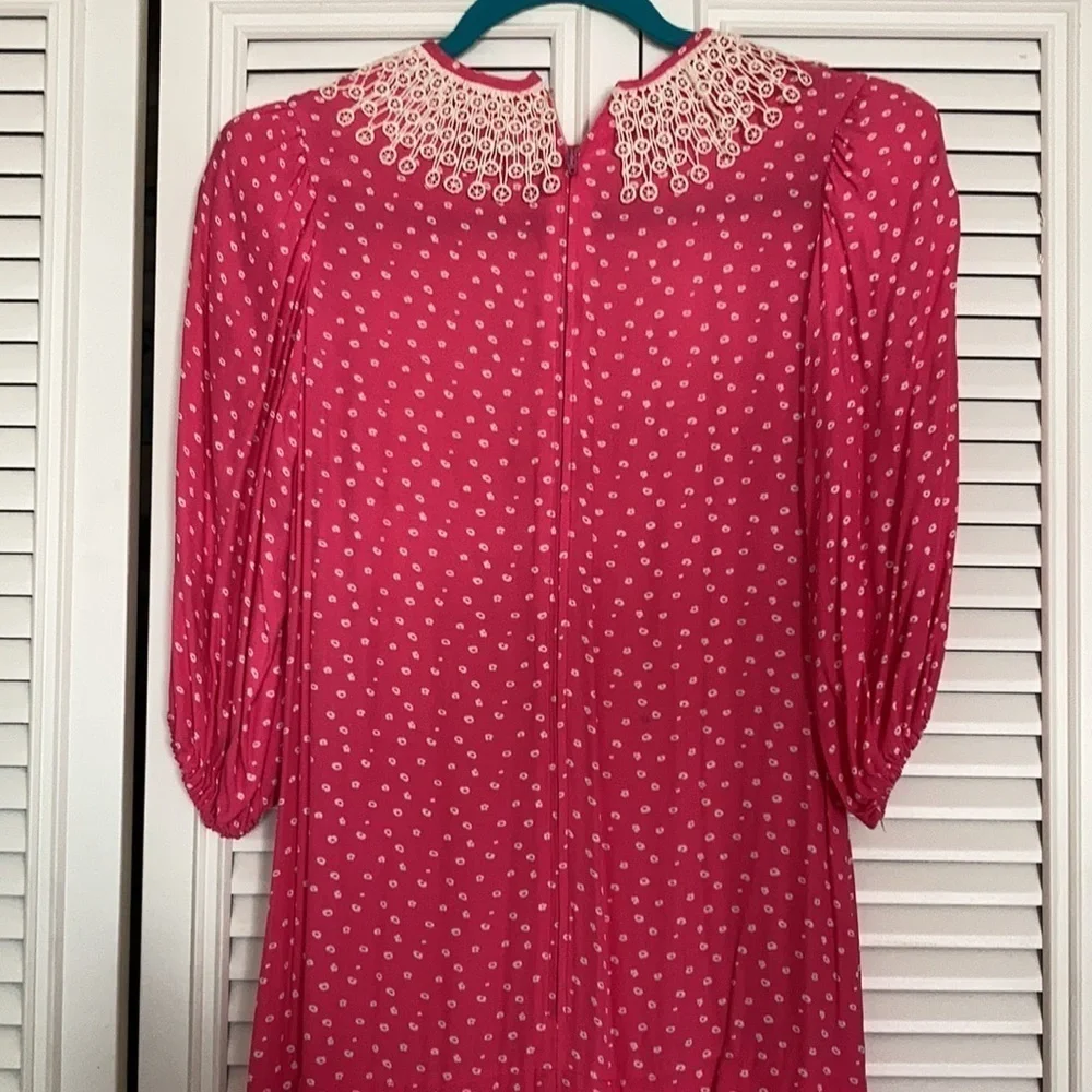 JANE SCHAFFHAUSEN  vtg for Belle  France vintage dress Sz 8/10 - Picture 5 of 11